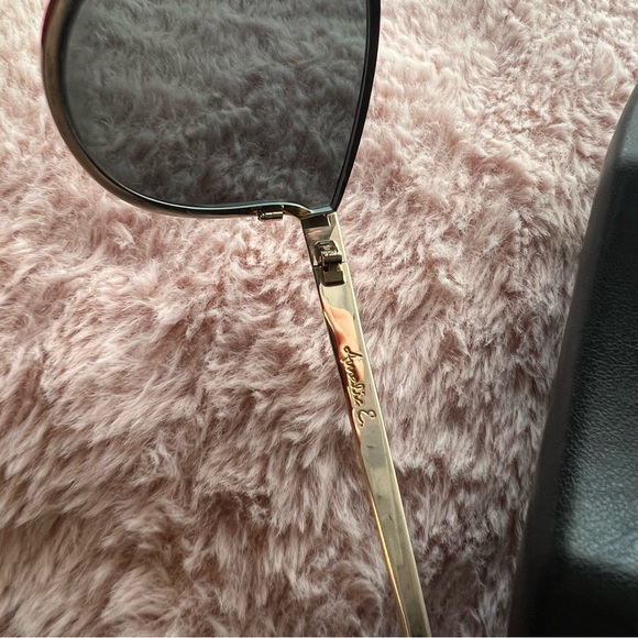 🍉Amelia E. Sunglasses Black Gold Hepburn - Picture 7 of 8